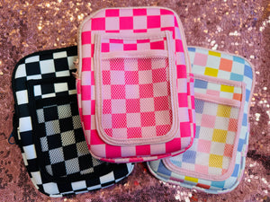 *SALE* RTS Checkered Cup Pouches