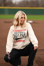 Load image into Gallery viewer, Baseball Mama Stitches Tee/Sweatshirt