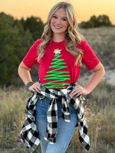 Load image into Gallery viewer, Puff Christmas Tree on Tee or Sweatshirt