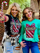 Load image into Gallery viewer, Callie Ann Stelter Candy Cane Present Tee &amp; Sweatshirt