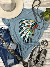 Load image into Gallery viewer, Callie Ann Stelter Watercolor Headdress Tee