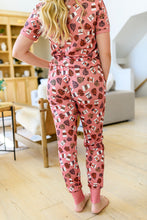 Load image into Gallery viewer, Short Sleeve Jogger PJ Set -#7-Leopard Pumpkin