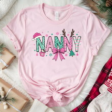 Load image into Gallery viewer, Christmas Names Custom Graphic Tee