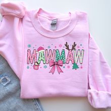 Load image into Gallery viewer, Christmas Names Custom Sweatshirt