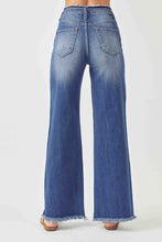 Load image into Gallery viewer, RISEN High Waist Raw Hem Wide Leg Jeans