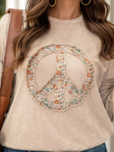 Load image into Gallery viewer, Plus Size Peace Sign Sweatshirt