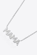 Load image into Gallery viewer, MAMA Zircon 925 Sterling Silver Necklace