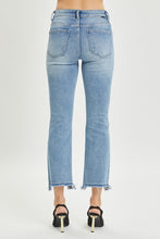 Load image into Gallery viewer, RISEN Full Size High Rise Distressed Cropped Straight Jeans