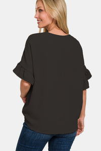 Flutter Sleeve Top