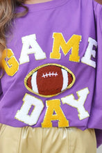 Load image into Gallery viewer, Purple Game Day Sweatshirt