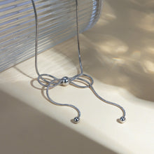 Load image into Gallery viewer, Stainless Steel Bow Necklace