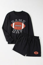 Load image into Gallery viewer, GAME DAY Football Long Sleeve Top and Shorts Set