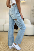 Load image into Gallery viewer, Judy Blue High Waist Distressed Straight Jeans