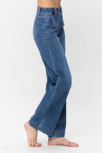 Load image into Gallery viewer, Judy Blue Full Size Double Button Wide Leg Jeans