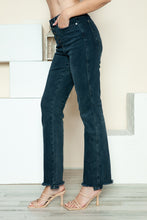 Load image into Gallery viewer, Judy Blue Full Size Button Fly Hem Destroy Straight Jeans