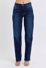 Load image into Gallery viewer, Judy Blue Full Size Raw Hem Straight Leg Jeans