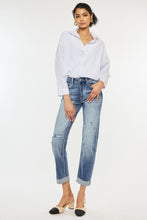 Load image into Gallery viewer, Kancan High Rise Cuffed Straight Jeans