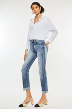 Load image into Gallery viewer, Kancan High Rise Cuffed Straight Jeans