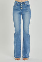 Load image into Gallery viewer, RISEN Full Size High Rise Button Fly Bootcut Jeans