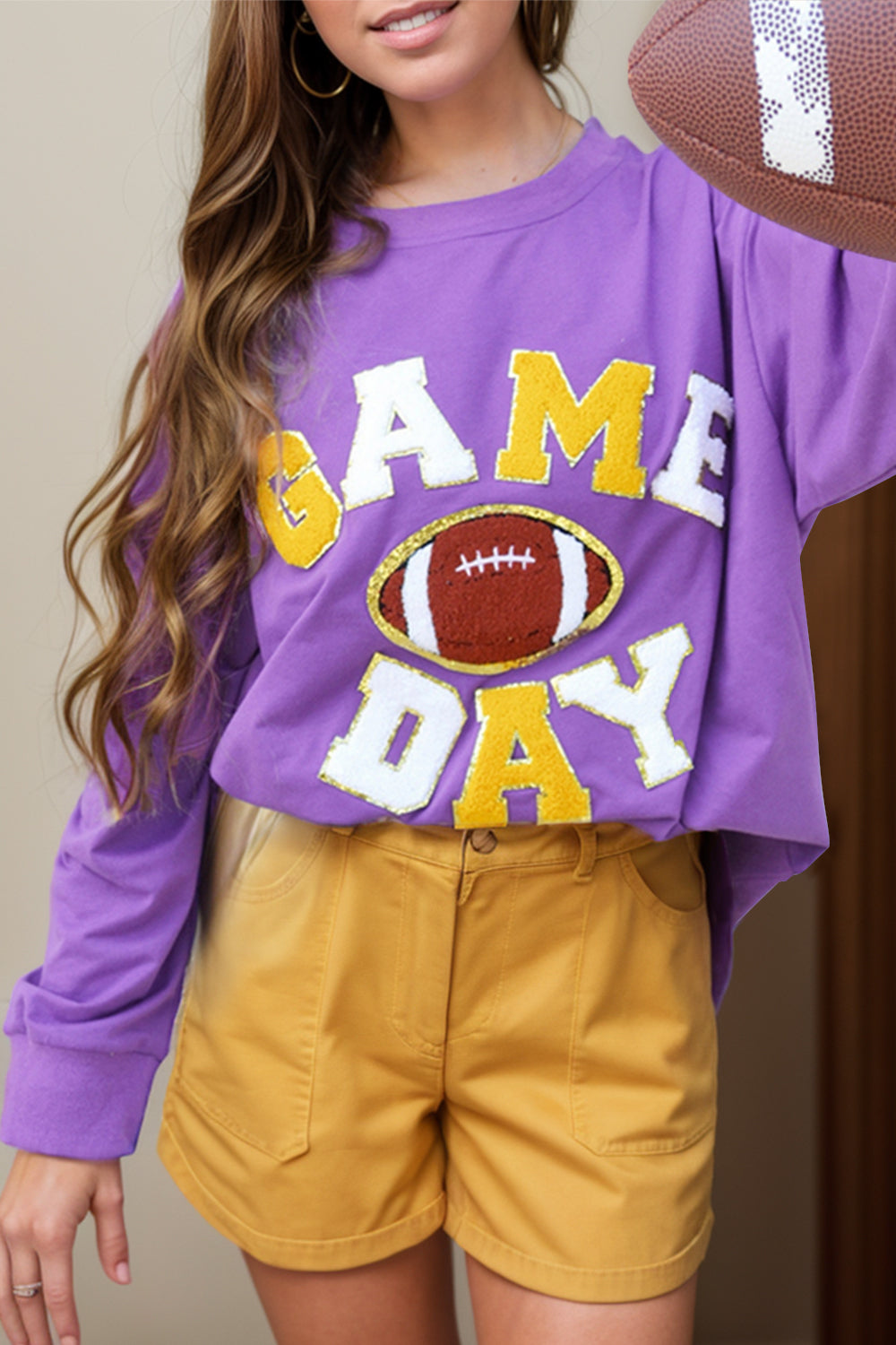 Purple Game Day Sweatshirt