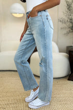 Load image into Gallery viewer, Judy Blue High Waist Distressed Straight Jeans