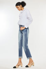 Load image into Gallery viewer, Kancan High Rise Cuffed Straight Jeans