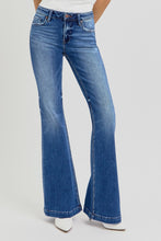 Load image into Gallery viewer, RISEN Full Size Low Rise Flare Jeans with Pockets