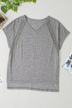 Load image into Gallery viewer, Lace V-Neck Top (2 Colors)