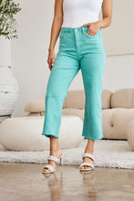 Load image into Gallery viewer, RFM Crop Chloe Tummy Control High Waist Raw Hem Jeans