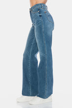 Load image into Gallery viewer, Judy Blue Tummy Control Cut Raw Hem Straight Jeans