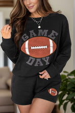 Load image into Gallery viewer, GAME DAY Football Long Sleeve Top and Shorts Set