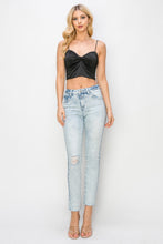 Load image into Gallery viewer, Risen High Rise Distressed Skinny Jeans