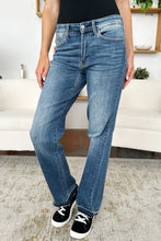 Load image into Gallery viewer, Judy Blue Mid Rise Release Hem Jeans