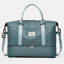 Load image into Gallery viewer, Diamond Grid Oxford Cloth Oversize Travel Bag