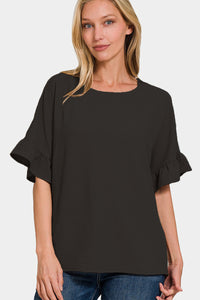 Flutter Sleeve Top