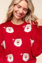 Load image into Gallery viewer, Haptics Santa Sparkle Brushed Sweater