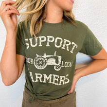 Load image into Gallery viewer, Envy Stylz Boutique Women - Apparel - Shirts - T-Shirts Support Your Local Farmers Graphic Tee