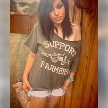 Load image into Gallery viewer, Envy Stylz Boutique Women - Apparel - Shirts - T-Shirts Support Your Local Farmers Graphic Tee