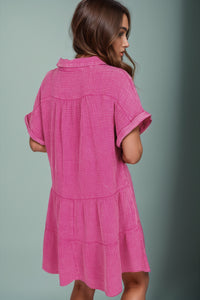 Tiered Gauze Dress
(2 Colors)