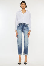 Load image into Gallery viewer, Kancan High Rise Cuffed Straight Jeans