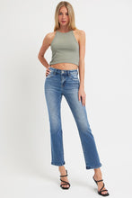 Load image into Gallery viewer, RISEN Full Size Mid Rise Ankle Straight Jeans with Pockets