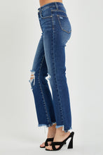 Load image into Gallery viewer, RISEN High Rise Distressed Crop Flare Jeans