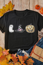 Load image into Gallery viewer, Spooky Glitter Patch Tee