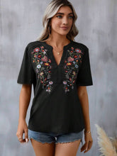 Load image into Gallery viewer, Wildflower Embroidered Top