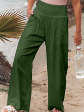 Load image into Gallery viewer, Smocked Waist Wide Leg Pants (7 Colors)