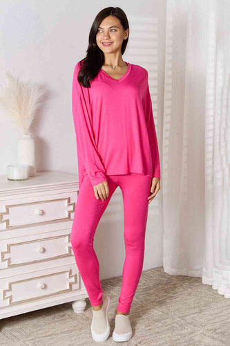 Long Sleeve Top and Pants Lounge Set (5 Colors)