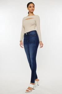 Kancan Mid Rise Skinny Jeans