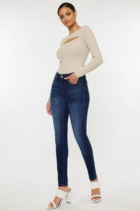 Kancan Mid Rise Skinny Jeans