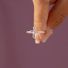 Load image into Gallery viewer, Sterling Silver Cross Ring