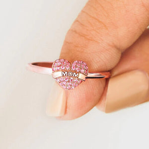 MOM Heart Shape Ring